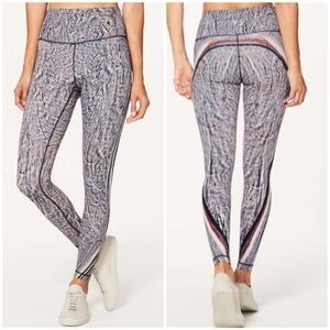 Lululemon Wunder Under Hi Rise Tight Leggings 28” Polychromatic 50g Multi Black